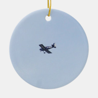 Vans RV-7 Light Aeroplane Ceramic Tree Decoration