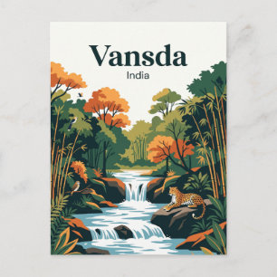 Vansda National Park India Postcard