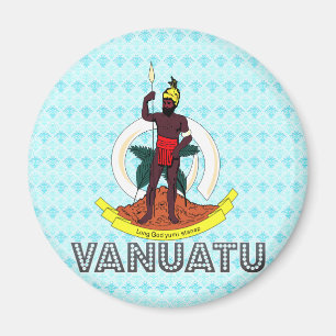Vanuatu Coat of Arms Magnet