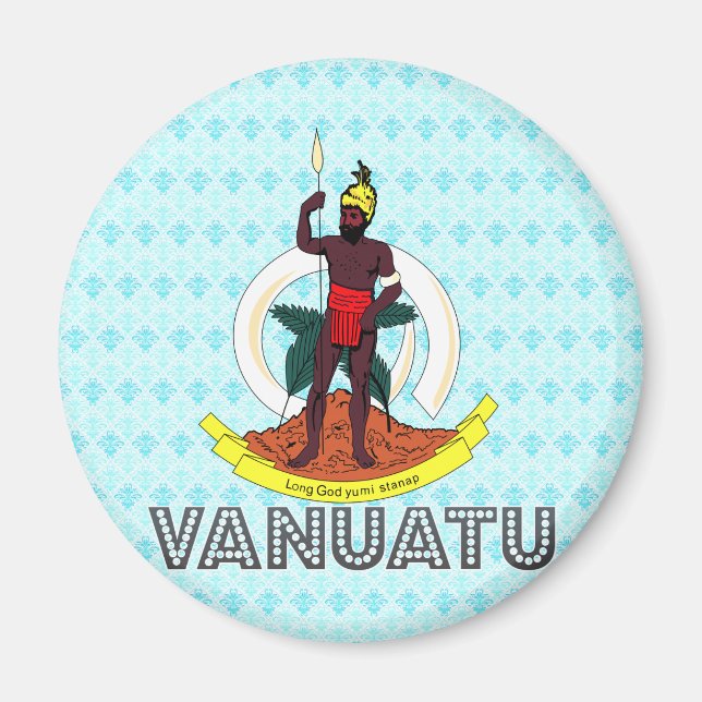 Vanuatu Coat of Arms Magnet (Front)