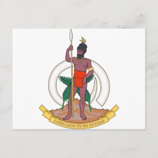 Vanuatu Coat of Arms Postcard
