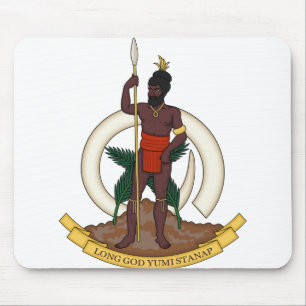 vanuatu emblem mouse mat
