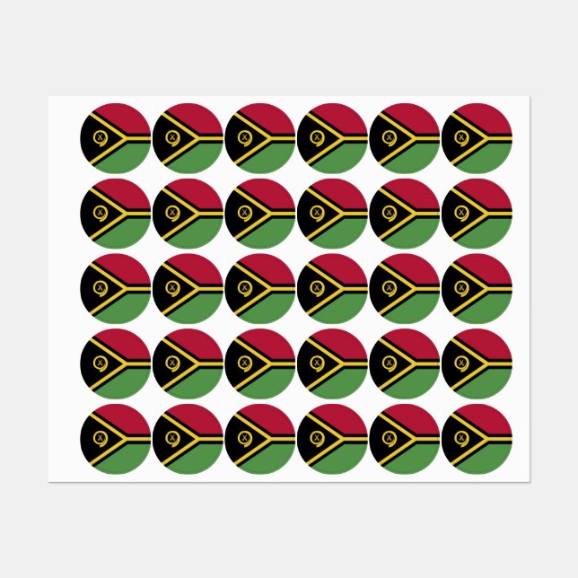 Vanuatu flag (Sheet)