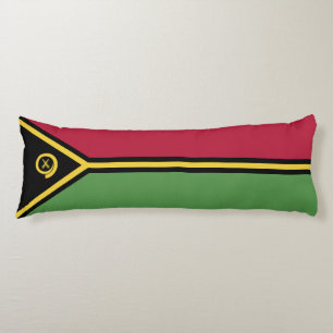 Vanuatu flag body cushion