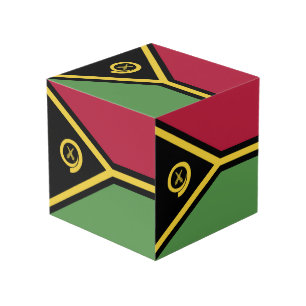 Vanuatu flag cube