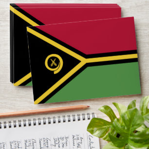 Vanuatu flag envelope