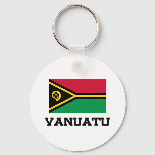Vanuatu Flag Key Ring (Front)