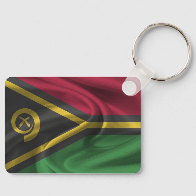 Vanuatu Flag Keychain (Front)
