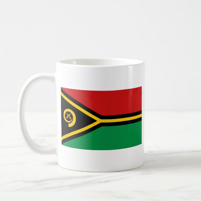 Vanuatu Flag ~ Map Mug (Left)