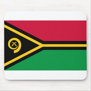 Vanuatu Flag Mouse Mat