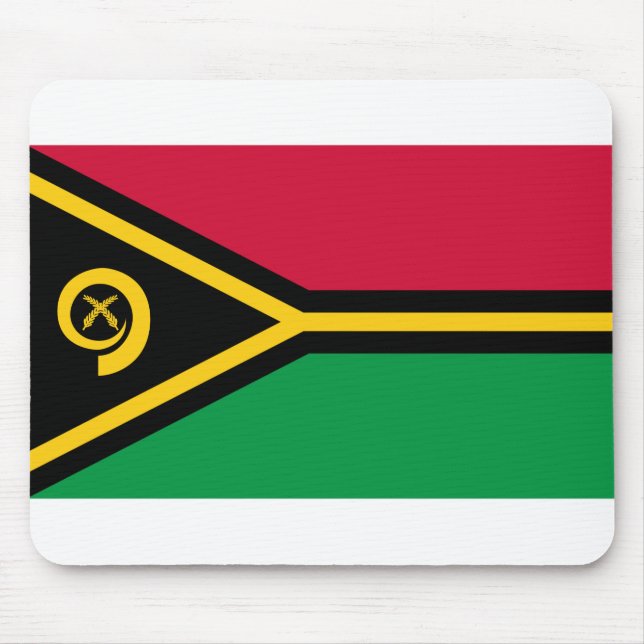 Vanuatu Flag Mouse Mat (Front)