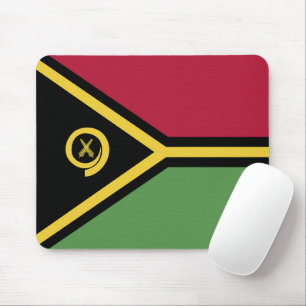 Vanuatu flag mouse mat