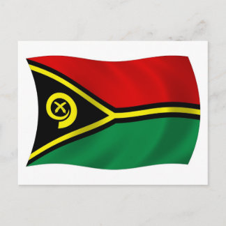 Vanuatu Flag Postcard