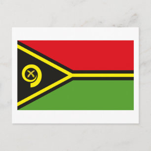 Vanuatu Flag Postcard