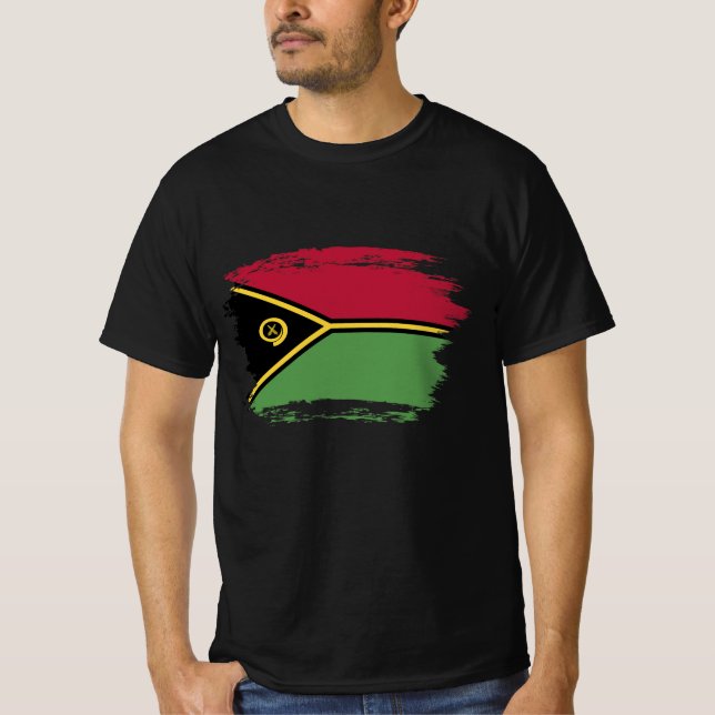 Vanuatu flag T-Shirt (Front)