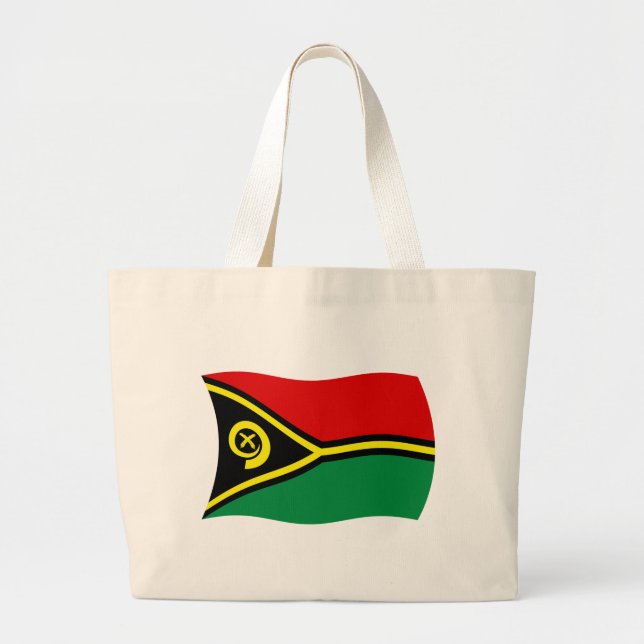 Vanuatu Flag Tote Bag (Front)