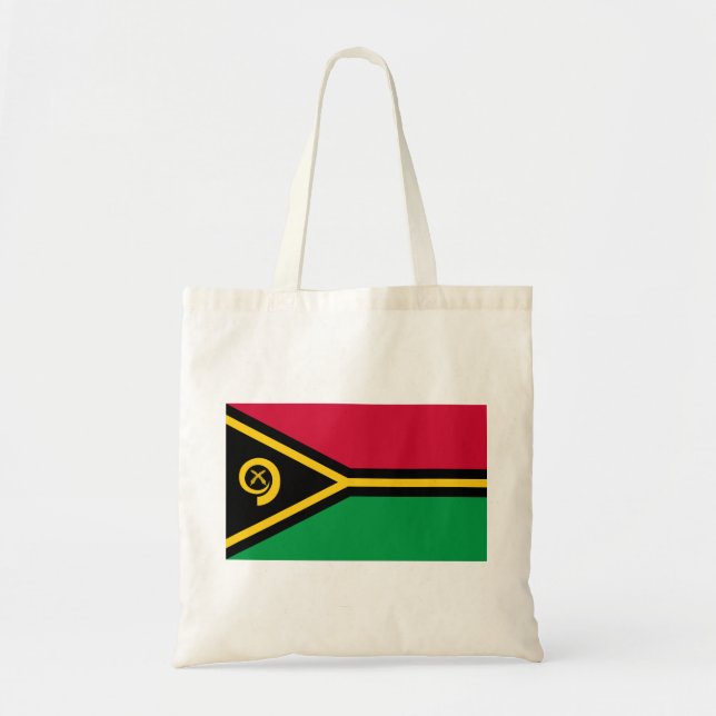 Vanuatu Flag Tote Bag (Front)