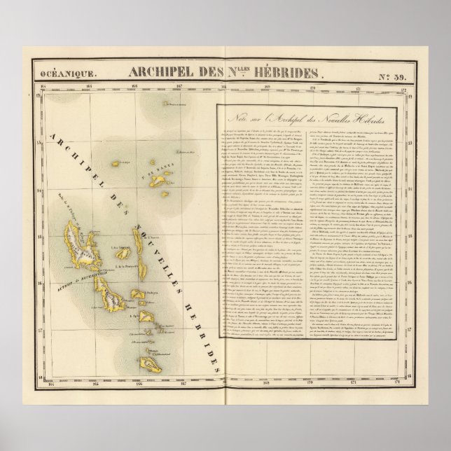 Vanuatu Oceania no 39 Poster (Front)
