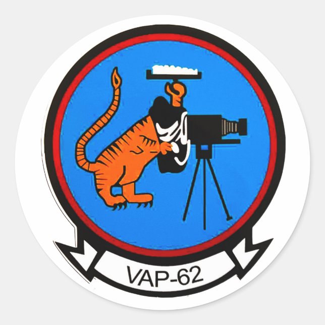 VAP-62 Photo Squadron Sticker (Front)