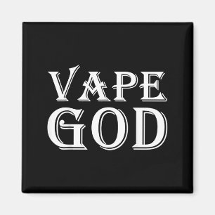 Vape God Funny Vaping Costume For Anti Smokers Who Magnet