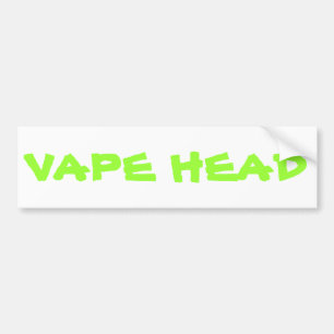 VAPE HEAD BUMPER STICKER