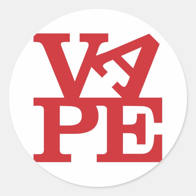 Vape Letters sticker (Front)
