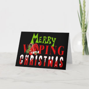 VAPE    Merry Vaping Christmas Holiday Card