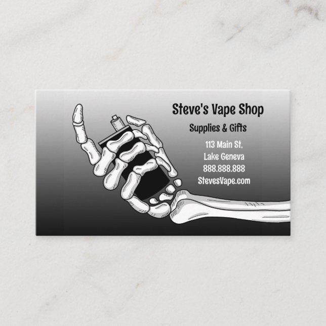 Vape Shop  Business Card (Front)