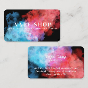 Vape Shop Business Card