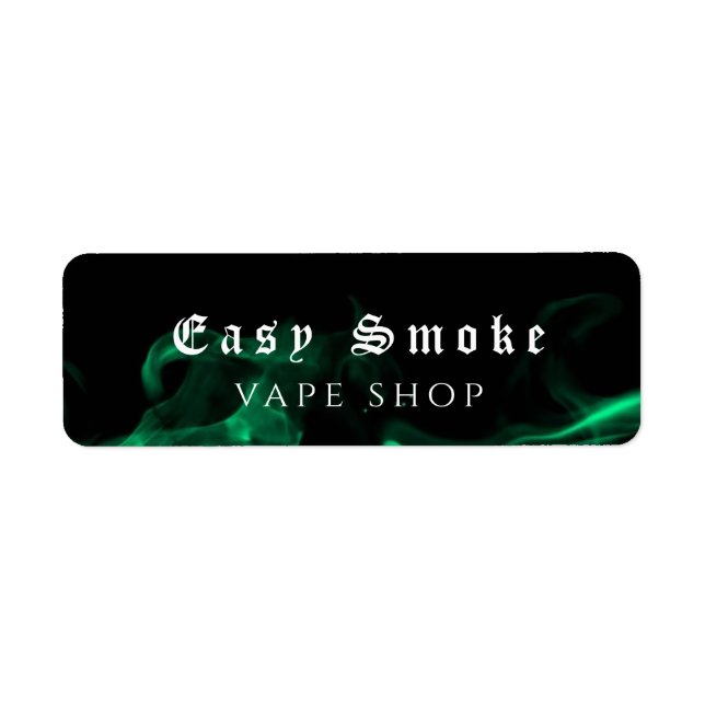 Vape Shop Green Business (Front)