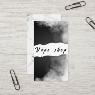 Vape Shop Smoke Cigarette Business Card