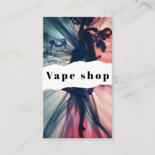 Vape Shop Smoke Cigarette Business Card