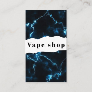 Vape Shop Smoke Cigarette Business Card