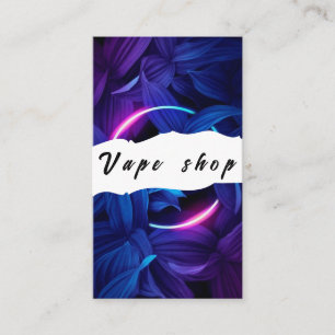 Vape Shop Smoke Cigarette Business Card