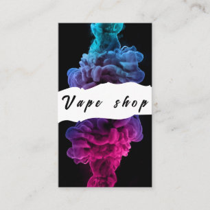 Vape Shop Smoke Cigarette Business Card