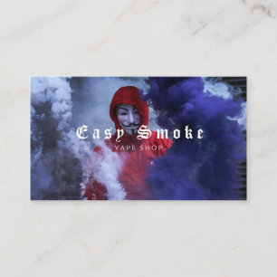 Vape Smoke Shop Store Electronic Cigarette Business Card