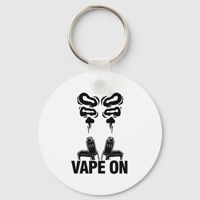 Vape | Steamer Vapen E-Cigarette Gift Key Ring (Front)