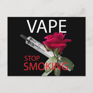 Vape. Stop smoking Postcard