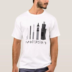 Vape   The Evolution of Vape in Grey  by VapeGoat™ T-Shirt