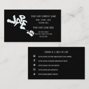VAPE    VAPE Cloud Business with Social Media Card