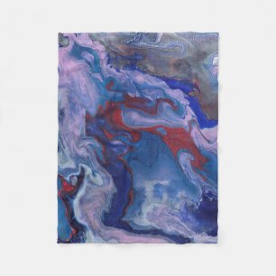 Vape Vibrant Abstract Purple Blanket