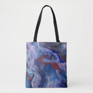 Vape Vibrant Abstract Purple Tote Bag