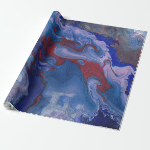 Vape Vibrant Abstract Purple Wrapping Paper