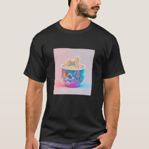 Vaperwave Aesthetic Glitch Palm Retrowave Synthwav T-Shirt