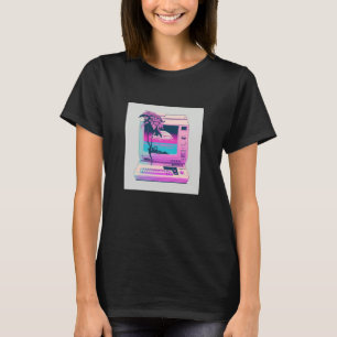 Vaperwave Aesthetic Glitch Retrowave Synthwave  10 T-Shirt