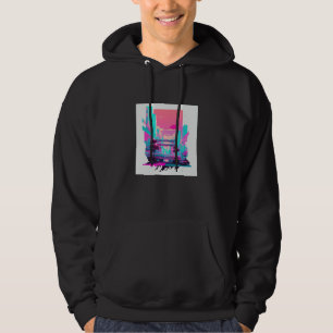 Vaperwave Aesthetic Glitch Retrowave Synthwave  11 Hoodie