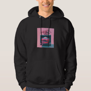 Vaperwave Aesthetic Glitch Retrowave Synthwave 4 Hoodie