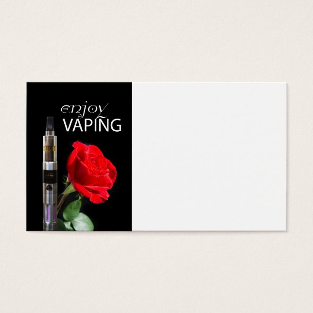 Vaping and rose flower (Front)