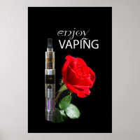 Vaping and rose flower