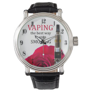 Vaping and rose flower watch